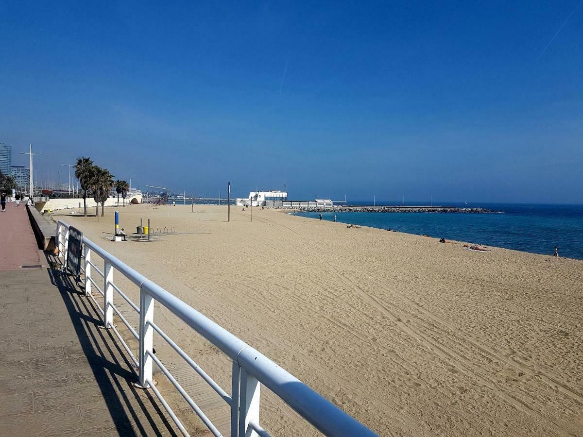 Rambla Poblenou&Mar Bella Beach Barcelona Eksteriør billede